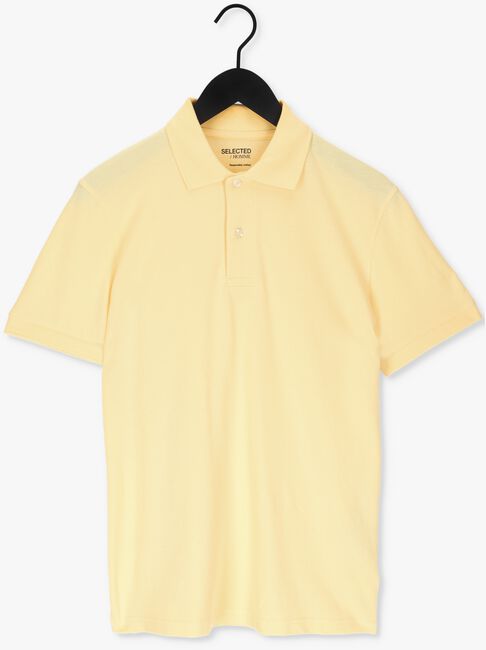 Gele SELECTED HOMME Polo SLHNEO SS POLO S - large