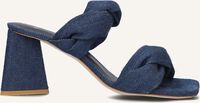 Blauwe NUBIKK Muiltjes TRIANGLE TWIST - medium