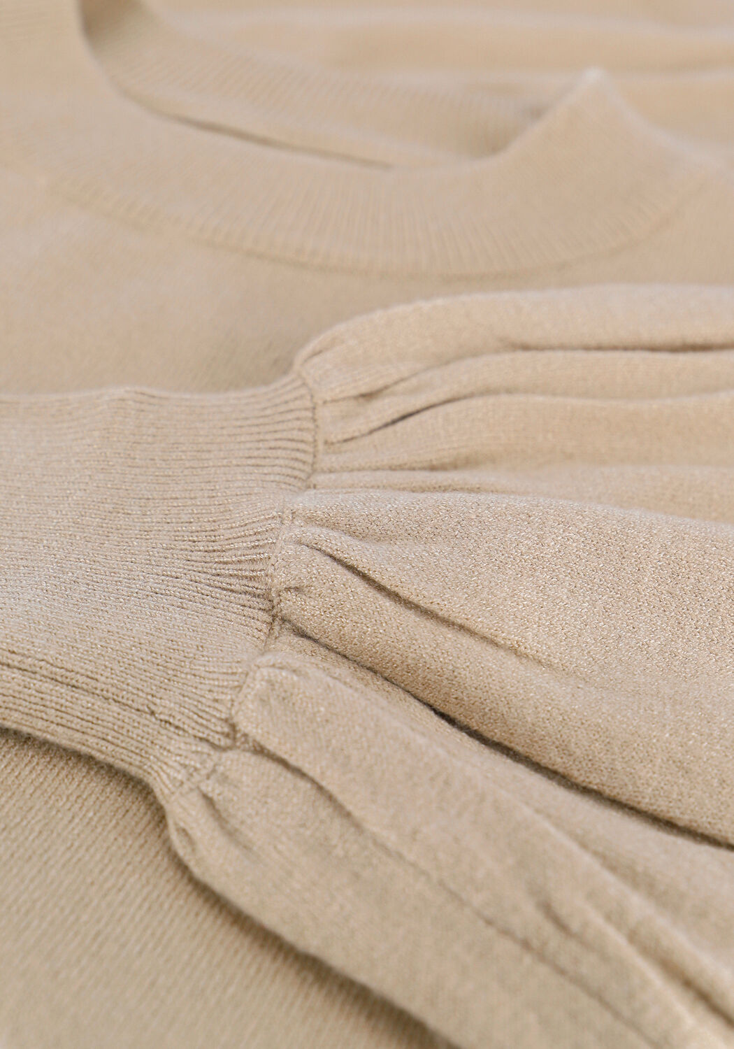 Beige MSCH COPENHAGEN Trui TALMA RACHELLE LS PULLOVER - large