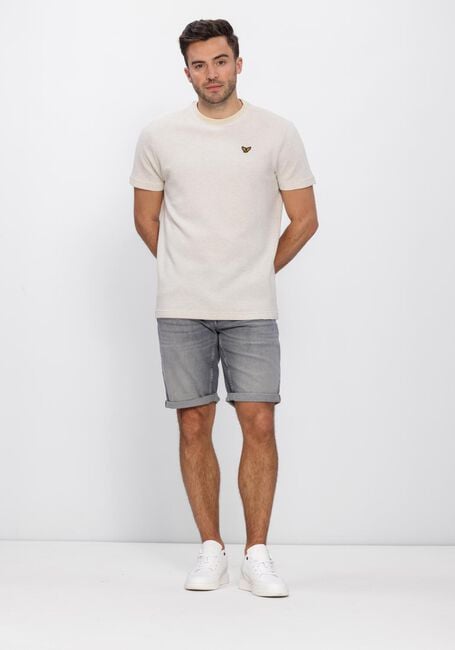 Beige PME LEGEND T-shirt TWO TONE TEXTURED STRIPE - large