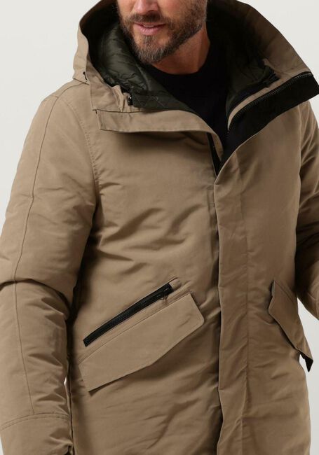 Beige BUTCHER OF BLUE Parka's GALENA 3-IN1 JACKET - large