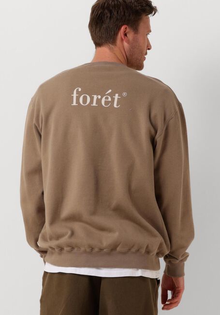 Taupe FORÉT Trui STILL SWEATSHIRT - large
