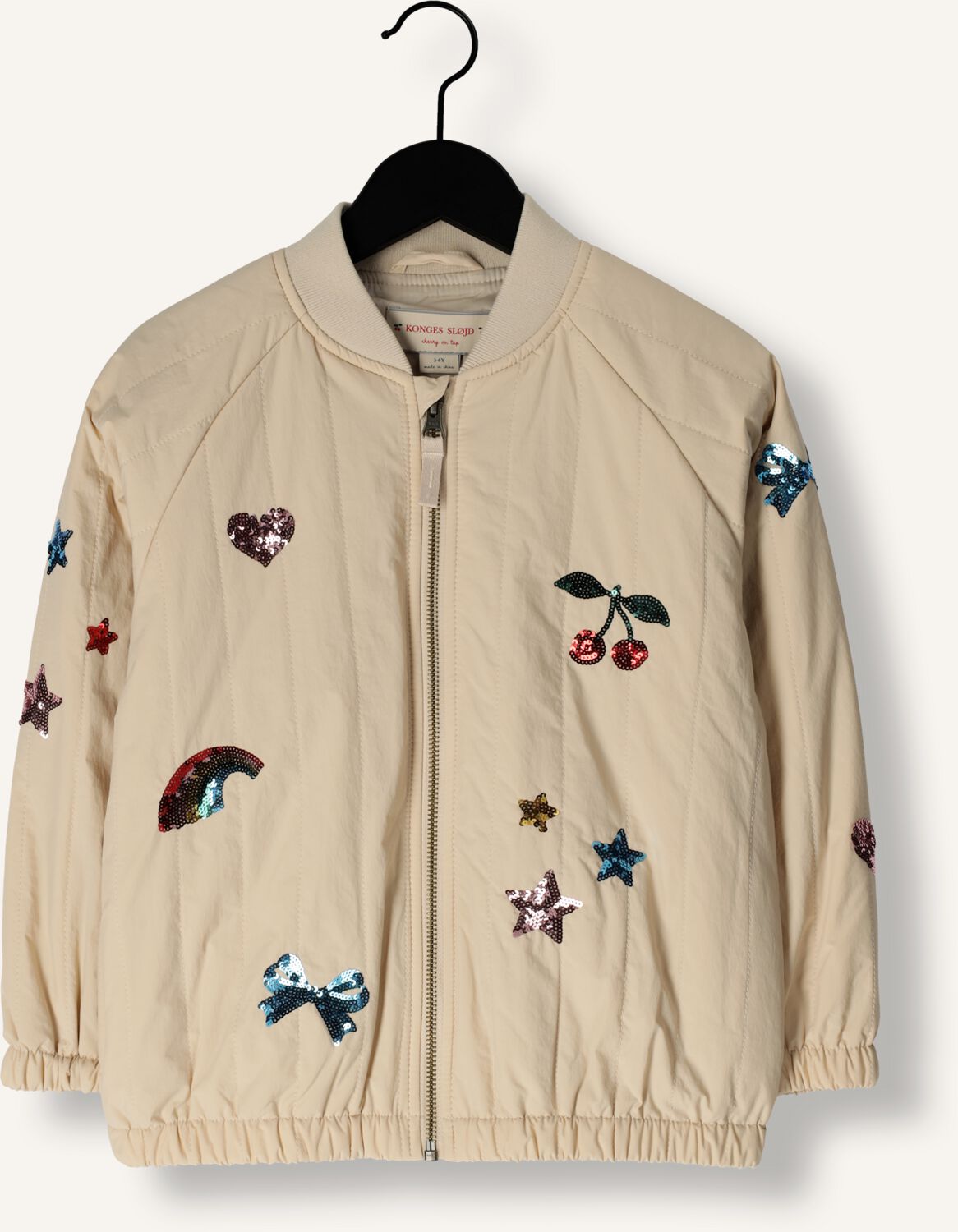 Konges Sløjd - Juno Printed Sequin Bomber Jacket Ks104884 - Leo