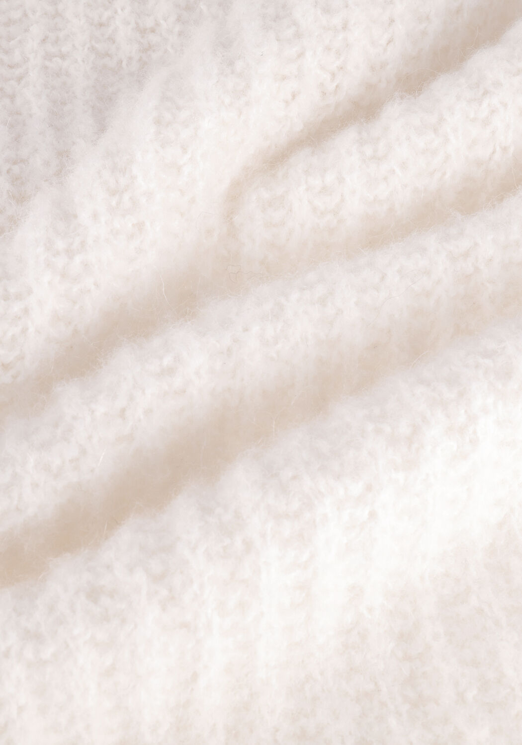 Ecru 10DAYS Midi jurk TURTLE NECK DRESS - large