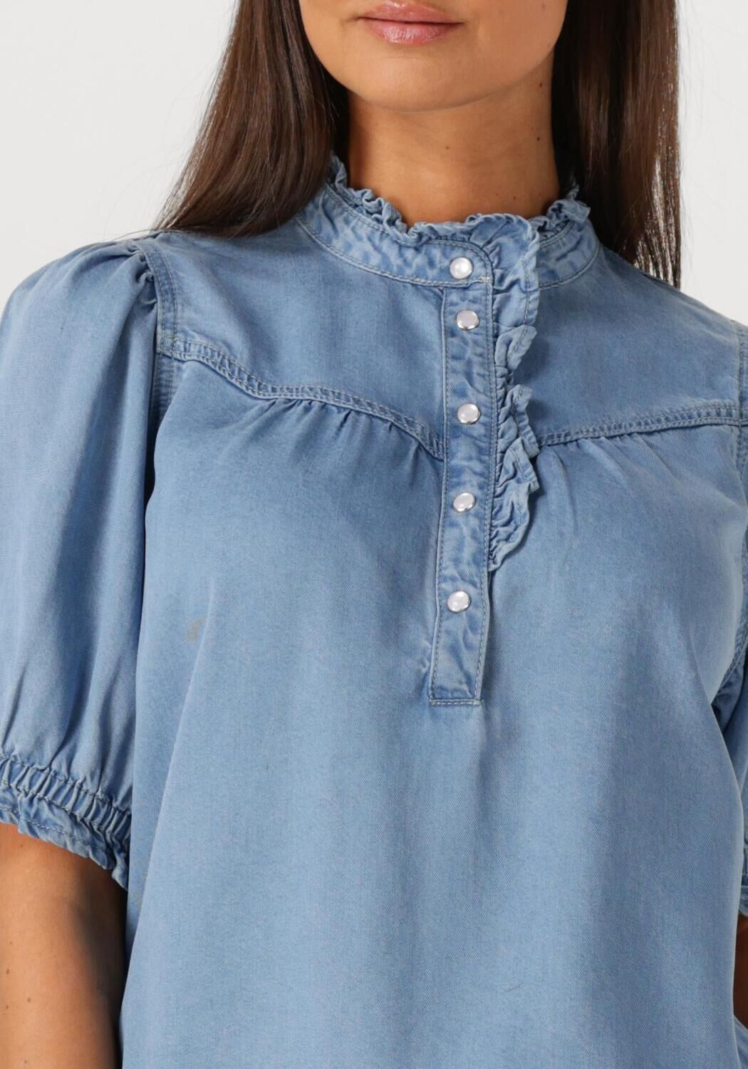 SUNCOO Dames Blouses Louise Blauw
