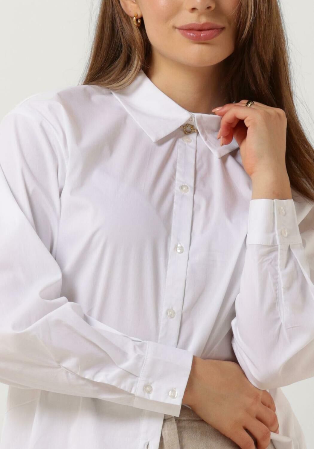 OBJECT Dames Blouses Objtutta Lo L s Shirt Wit