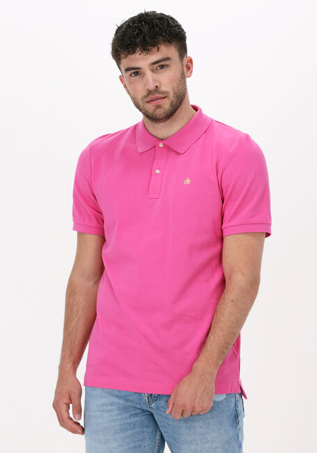 Roze SCOTCH & SODA Polo CLASSIC PIQUE POLO IN ORGANIC COTTON - large