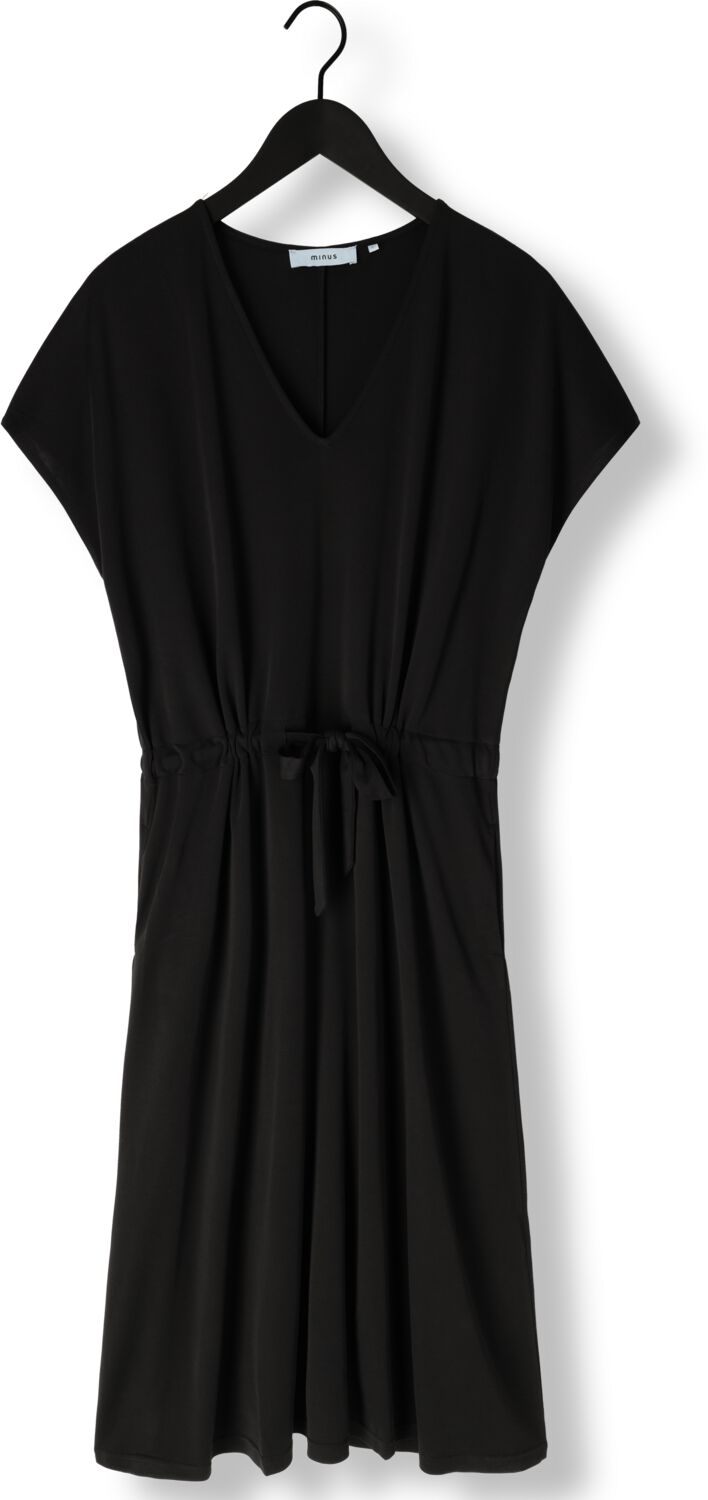 MINUS Dames Jurken Trina Midi Modal Dress Zwart