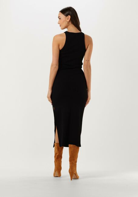 Zwarte GESTUZ Midi jurk DREWGZ SL LONG DRESS NOOS - large