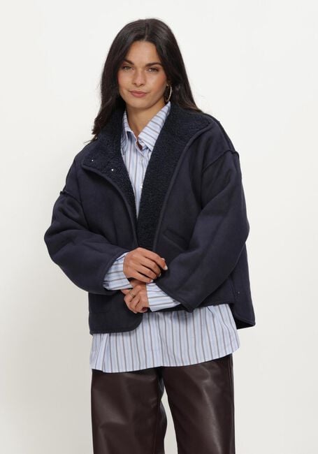 Blauwe KNIT-TED Jassen JILL JACKET - large