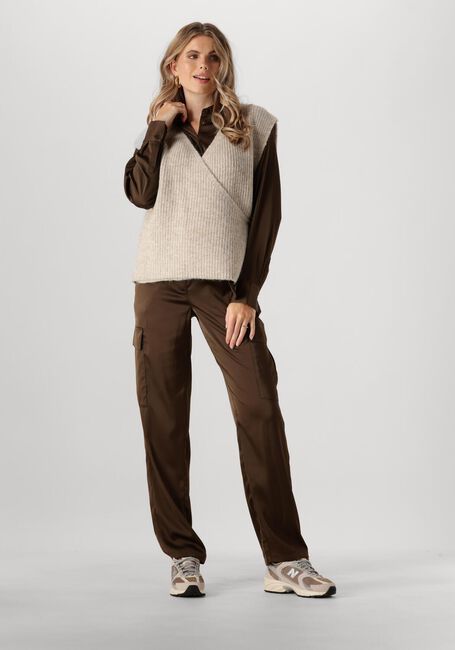 Bruine ANOTHER LABEL Cargobroeken FLORENTINA PANTS - large