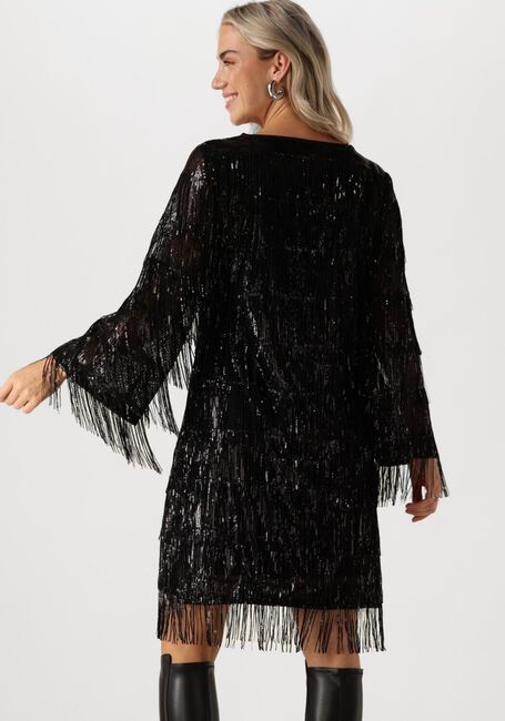 Zwarte ANA ALCAZAR Mini jurk PURE SEQUINS DRESS - large