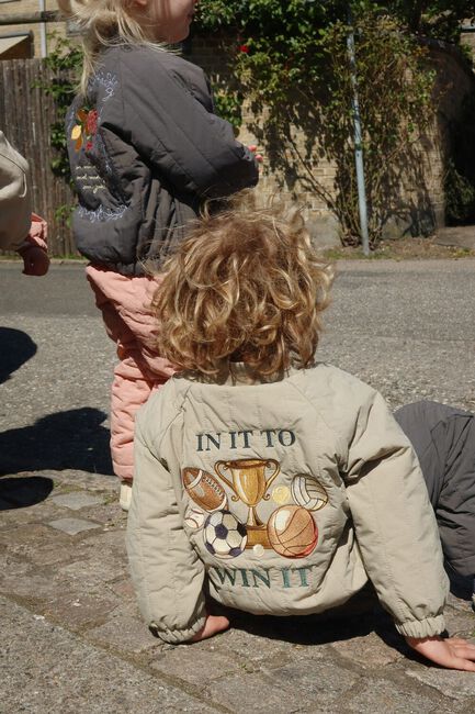 Beige KONGES SLOJD Jack JUNO BOMBER JACKET - large