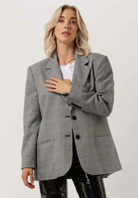 Zwarte ALIX THE LABEL Blazer WOVEN CHECK BLAZER - large