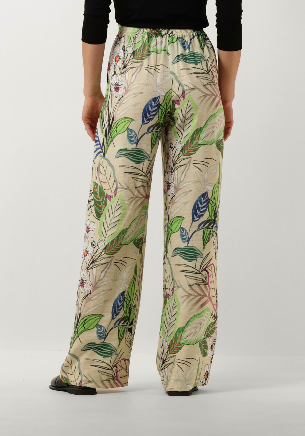 JANSEN AMSTERDAM Dames Broeken Wb429 Printed Long Pants Zand