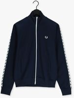 Blauwe FRED PERRY Vest TAPED TRACK JACKET