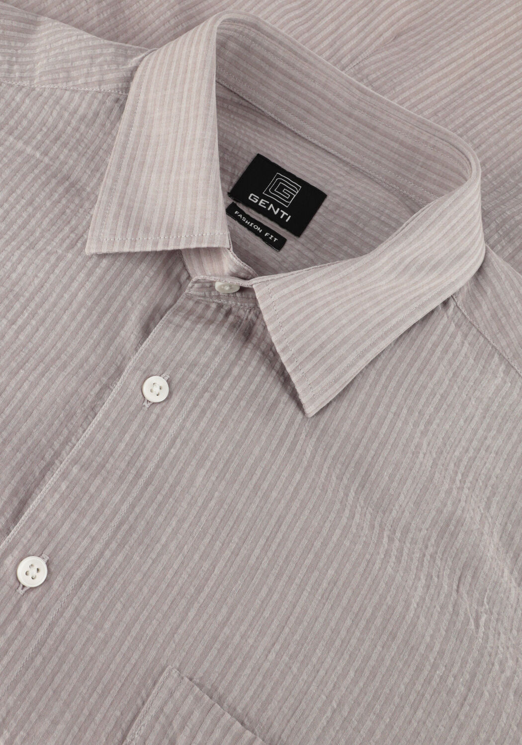 Beige GENTI Casual overhemd S9274-1580 - large