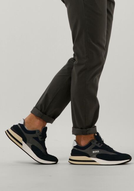 Blauwe BOSS Lage sneakers KURT RUNN - large