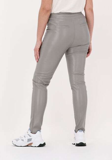 Grijze SIMPLE Legging ECO LEATHER PANTS - large