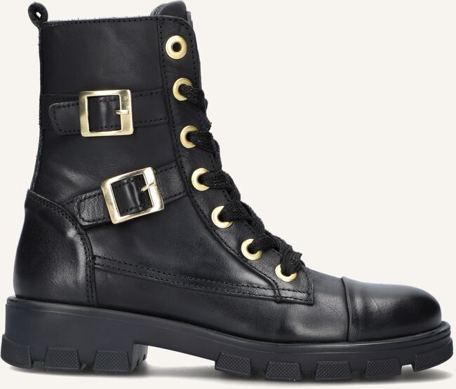 Zwarte JOCHIE & FREAKS Veterboots MARIEKE Zwarte JOCHIE & FREAKS Veterboots MARIEKE - large