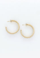 Goudkleurig NOTRE-V Oorbellen EARRING STRASS - medium