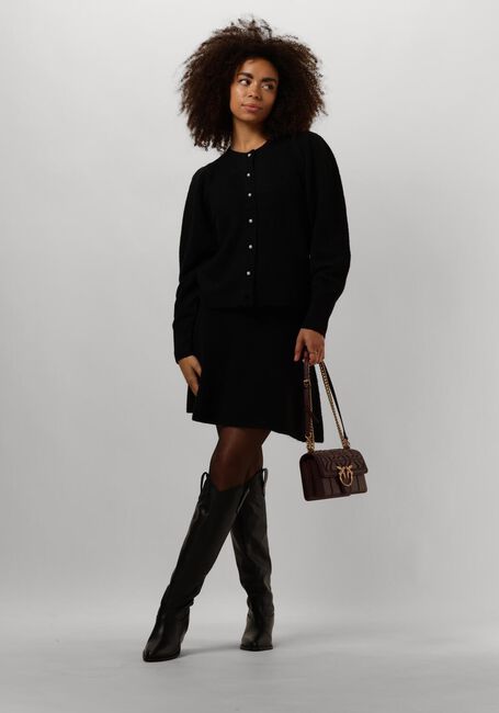 Zwarte NEO NOIR Vest NUNA KNIT CARDIGAN - large