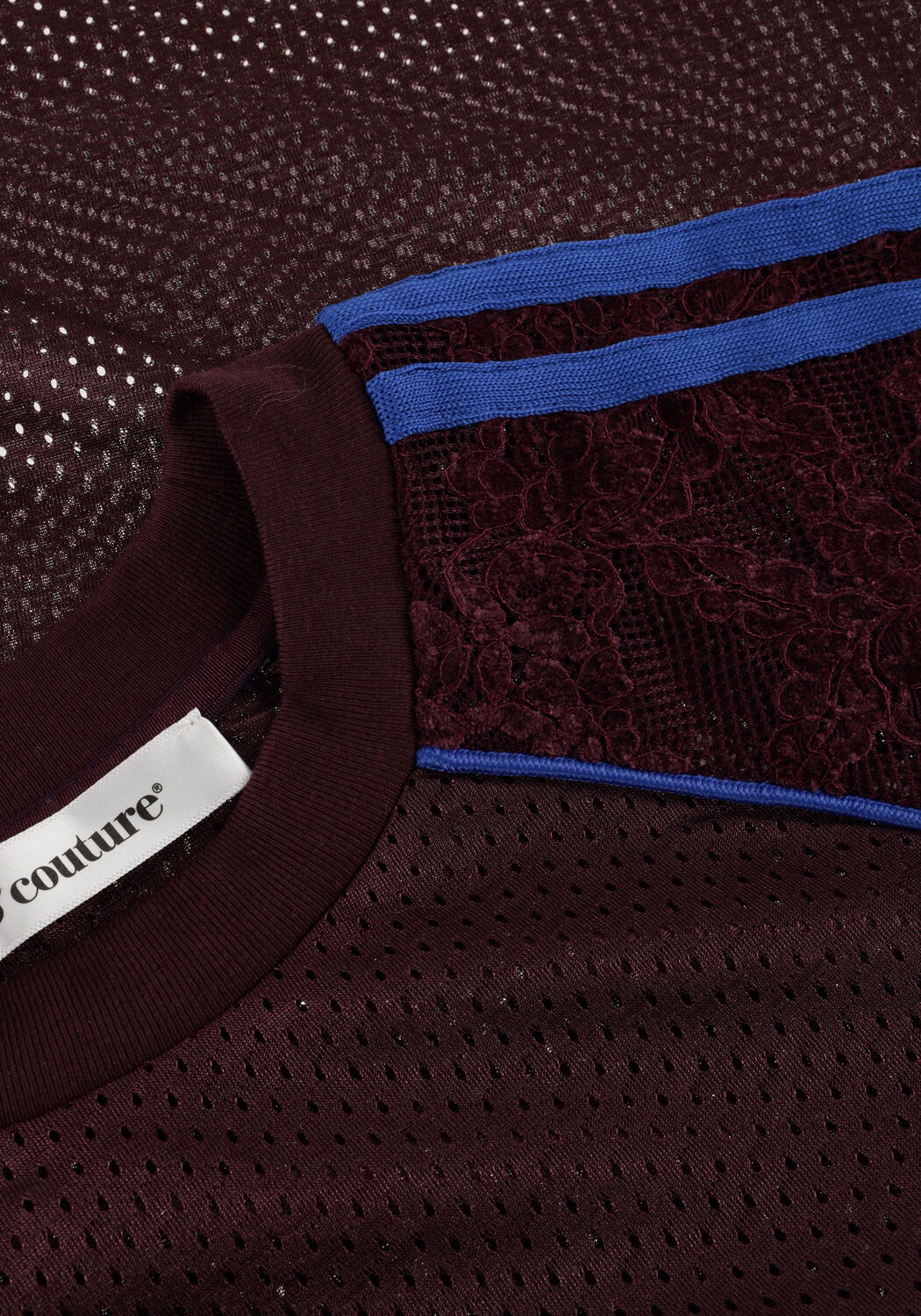 Bordeaux CO'COUTURE Top TREYCC LACE TEE - large