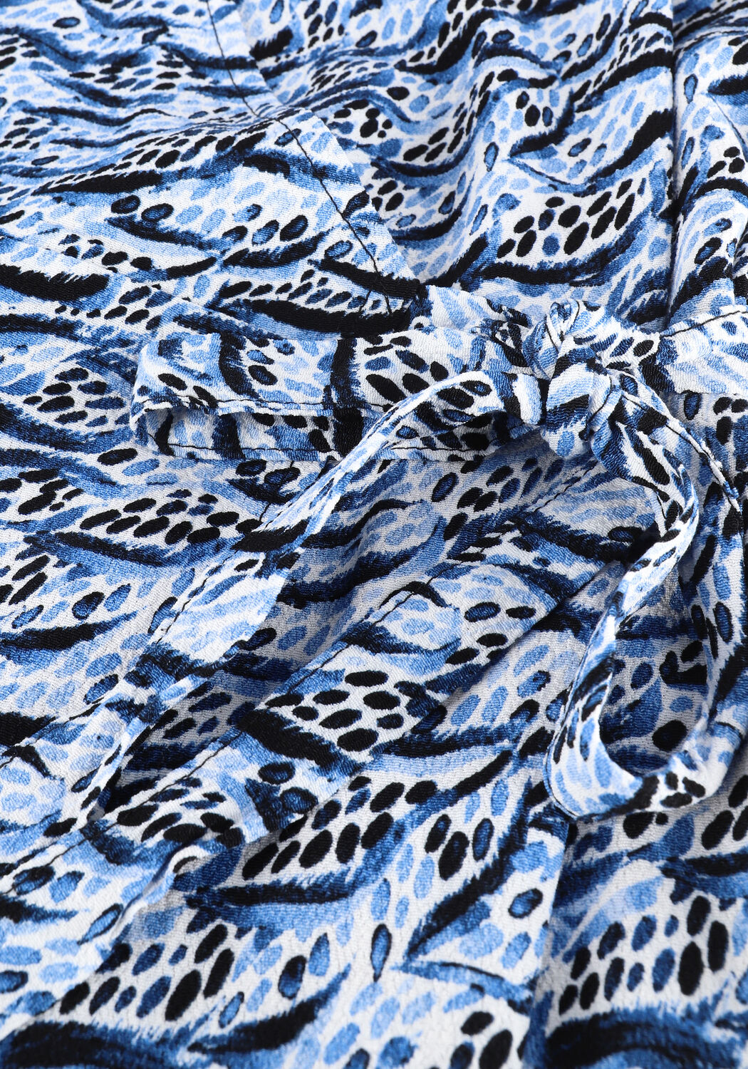 Blauwe FABIENNE CHAPOT Mini jurk ARCHANA BUTTERFLY SHORT DRESS - large