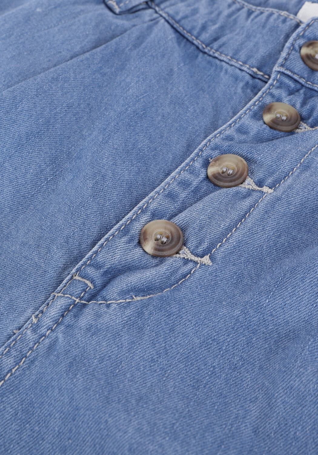 Blauwe OBJECT Jeans OCEAN HW DENIM SHORTS - large