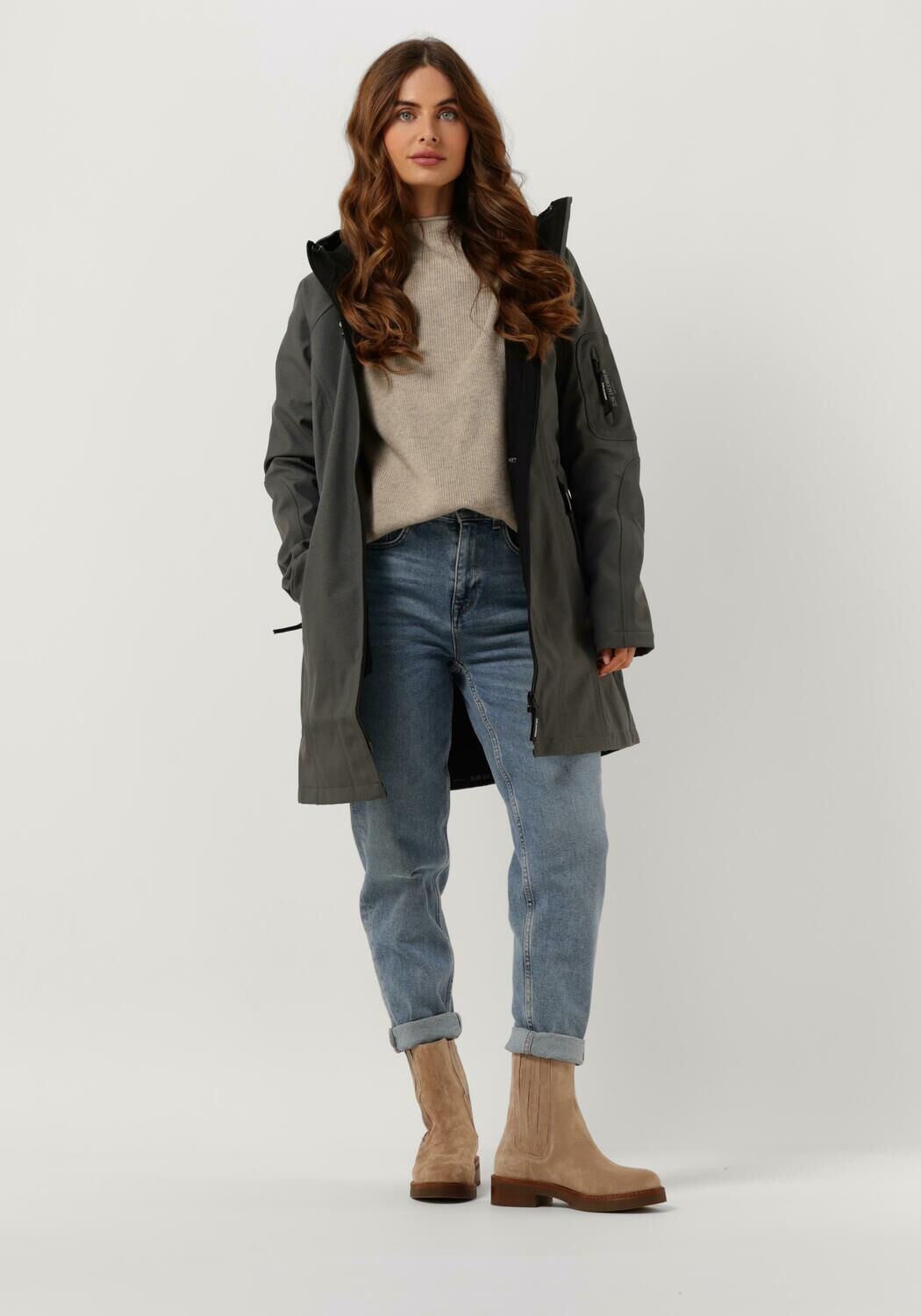 Geklede regenjas deals dames