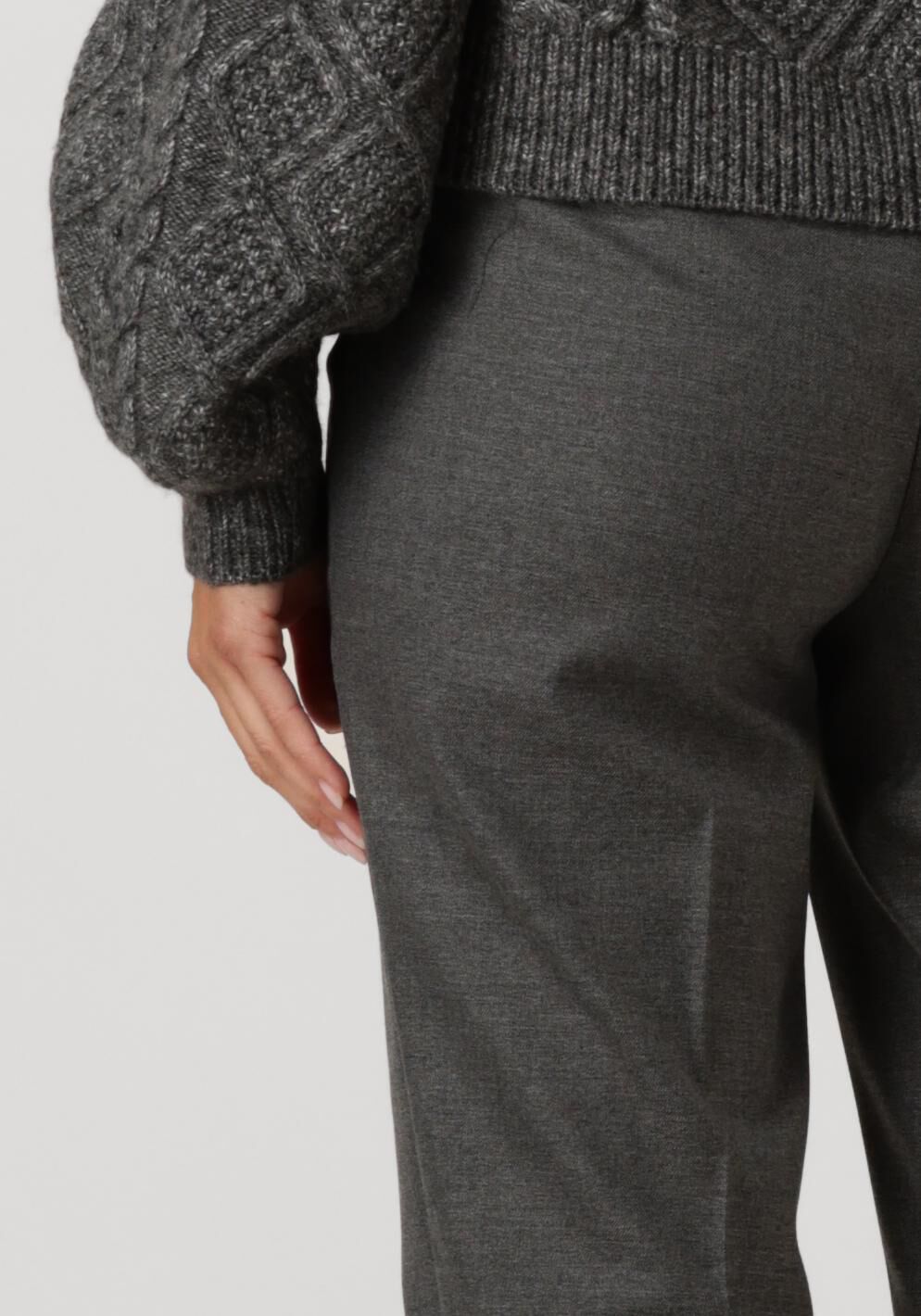 GESTUZ Dames Broeken Paulagz Flared Pants Grijs