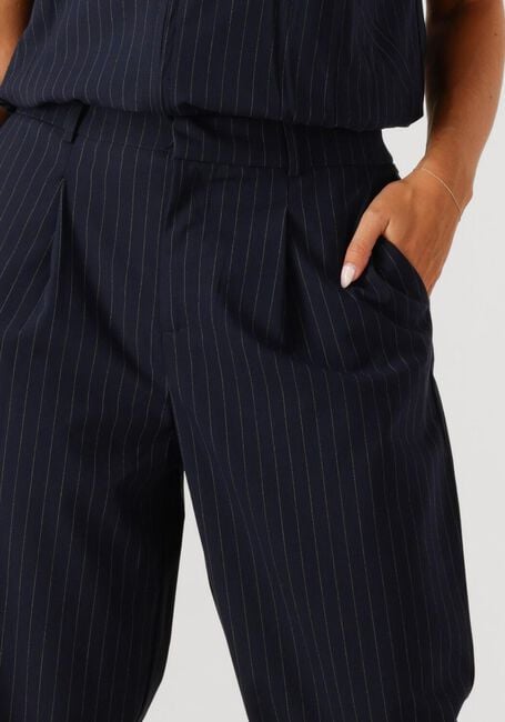 Donkerblauwe WITHBLACK Wijde broek WBLVALENTINA STRIPED PANT - large