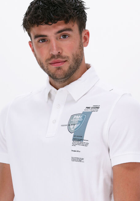 Witte PME LEGEND Polo SHORT SLEEVE POLO STRETCH PIQUE - large