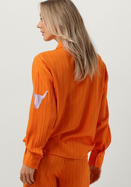 Oranje ALIX THE LABEL Blouses LADIES WOVEN KRINKLE BLOUSE - large