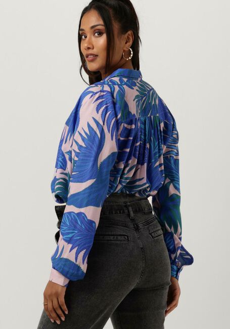 Blauwe LOLLYS LAUNDRY Blouses LARI SHIRT - large