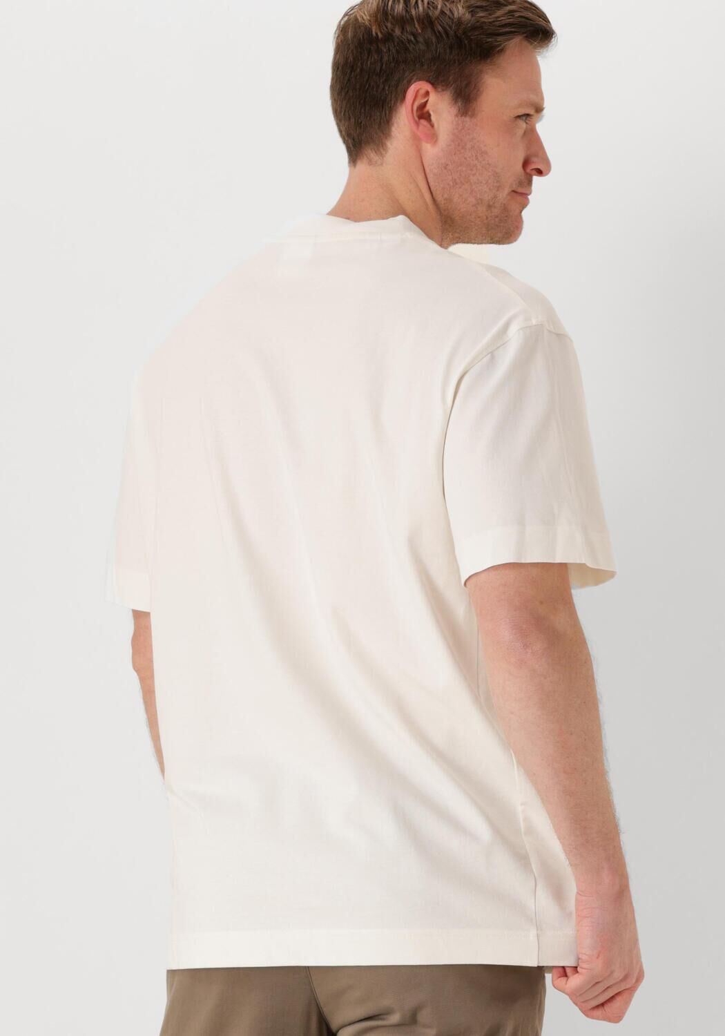 SELECTED HOMME Heren Polo's & T-shirts Slhrelaxjay License Ss O-neck Tee Beige