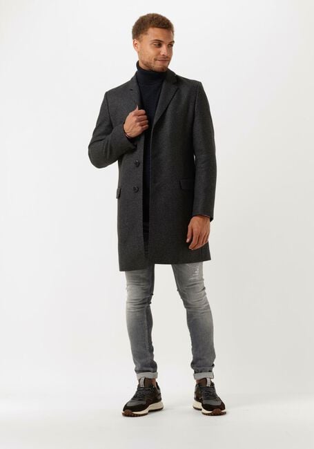 Donkerblauwe TOMMY HILFIGER Coltrui EXAGGERATED STRUCTURE ROLL NECK - large