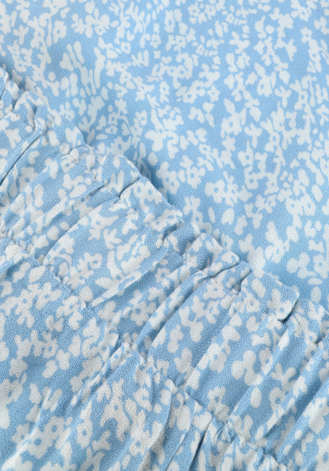 Blauwe Y.A.S. Korte broek YASSTELLI HW SHORTS - large