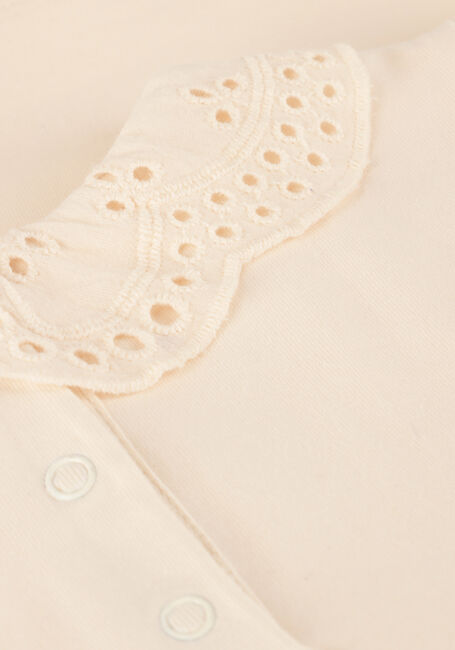 Ecru YOUR WISHES T-shirt LOLLIPOP PUFF SLEEVE SHIRT - large