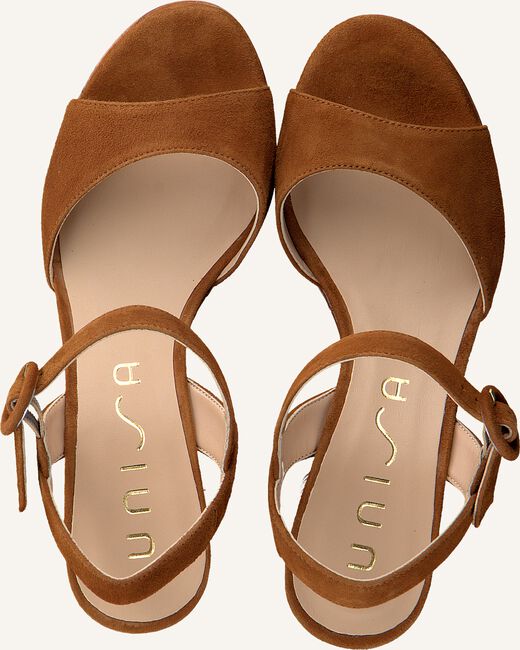 Cognac UNISA Platte sandalen OMERCI Cognac UNISA Platte sandalen OMERCI - large