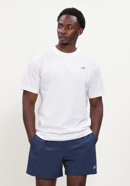 Witte NEW BALANCE Sportshirts SE CTN SS - large