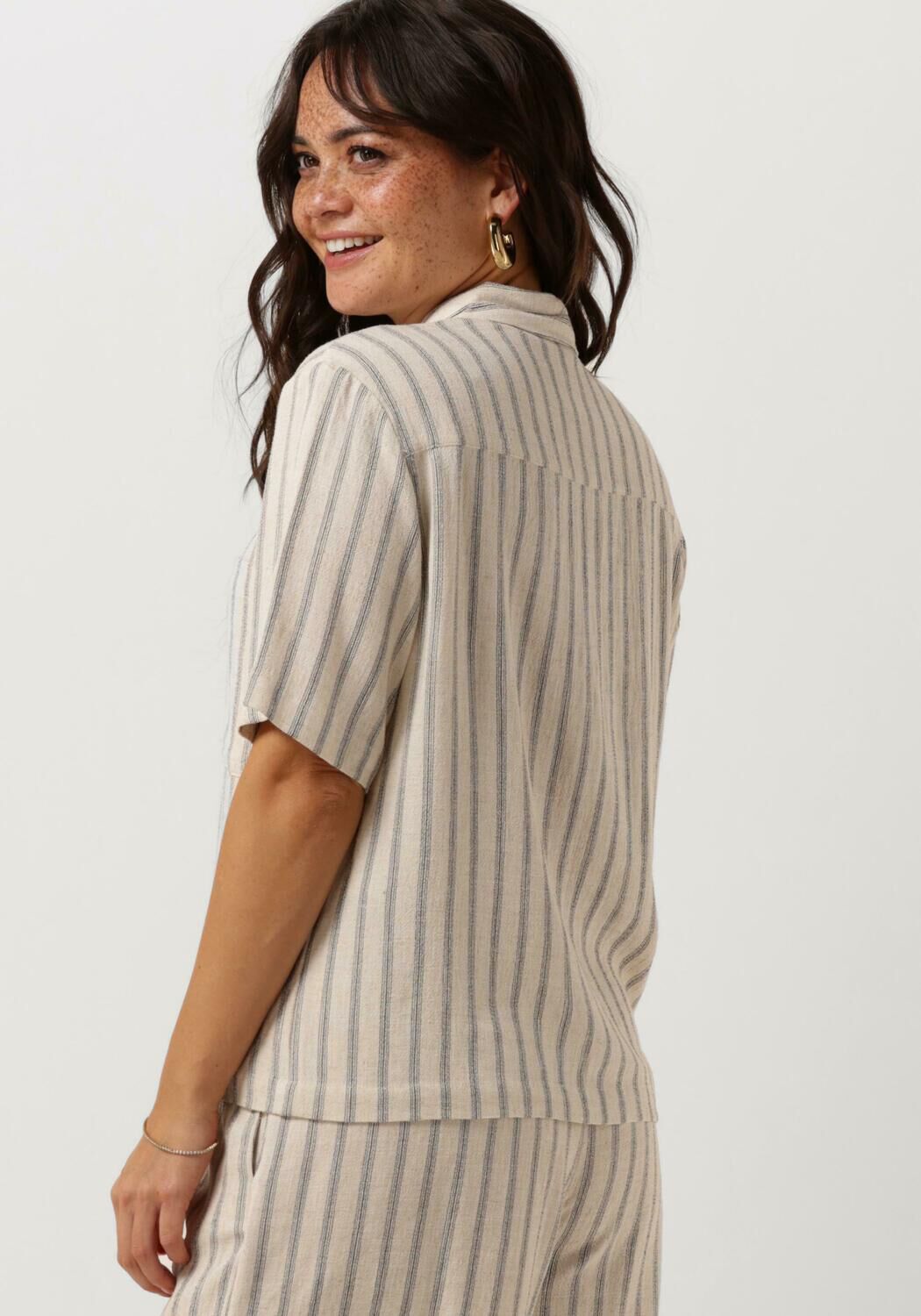 OBJECT Dames Blouses Objsanne 2 4 Shirt Zand