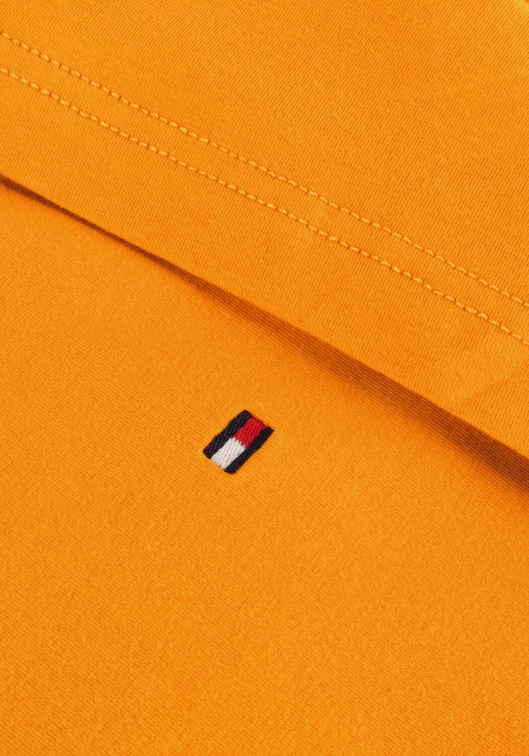 Oranje TOMMY HILFIGER T-shirt STRETCH SLIM FIT TEE - large