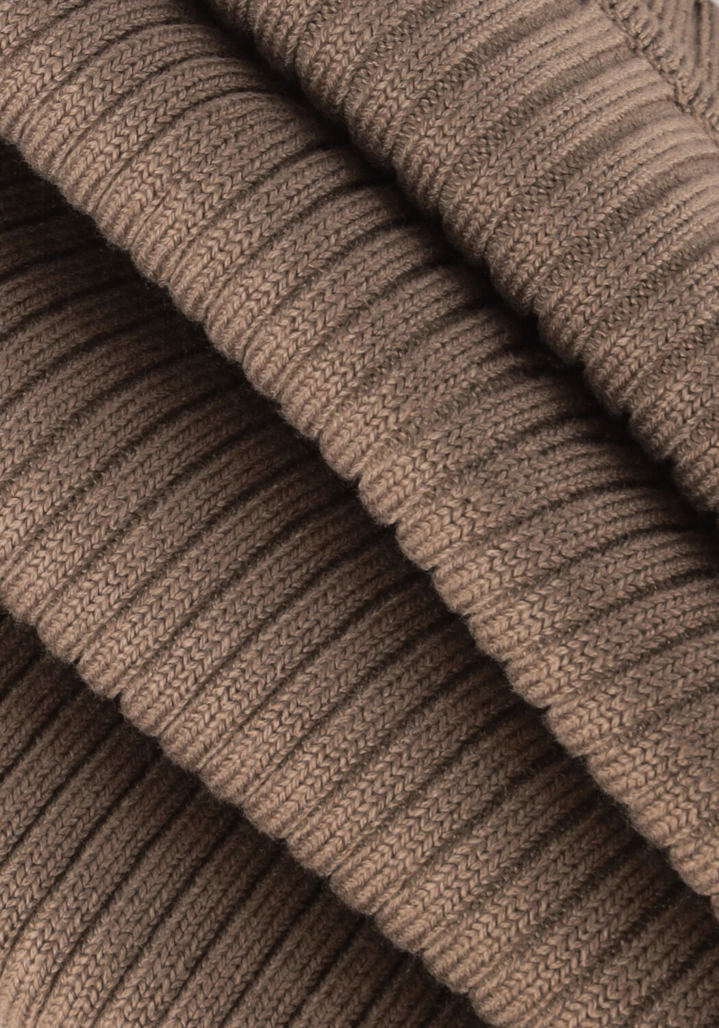 Bruine SELECTED WOMEN Trui SLFMALA 2/4 KNIT O-NECK B - large