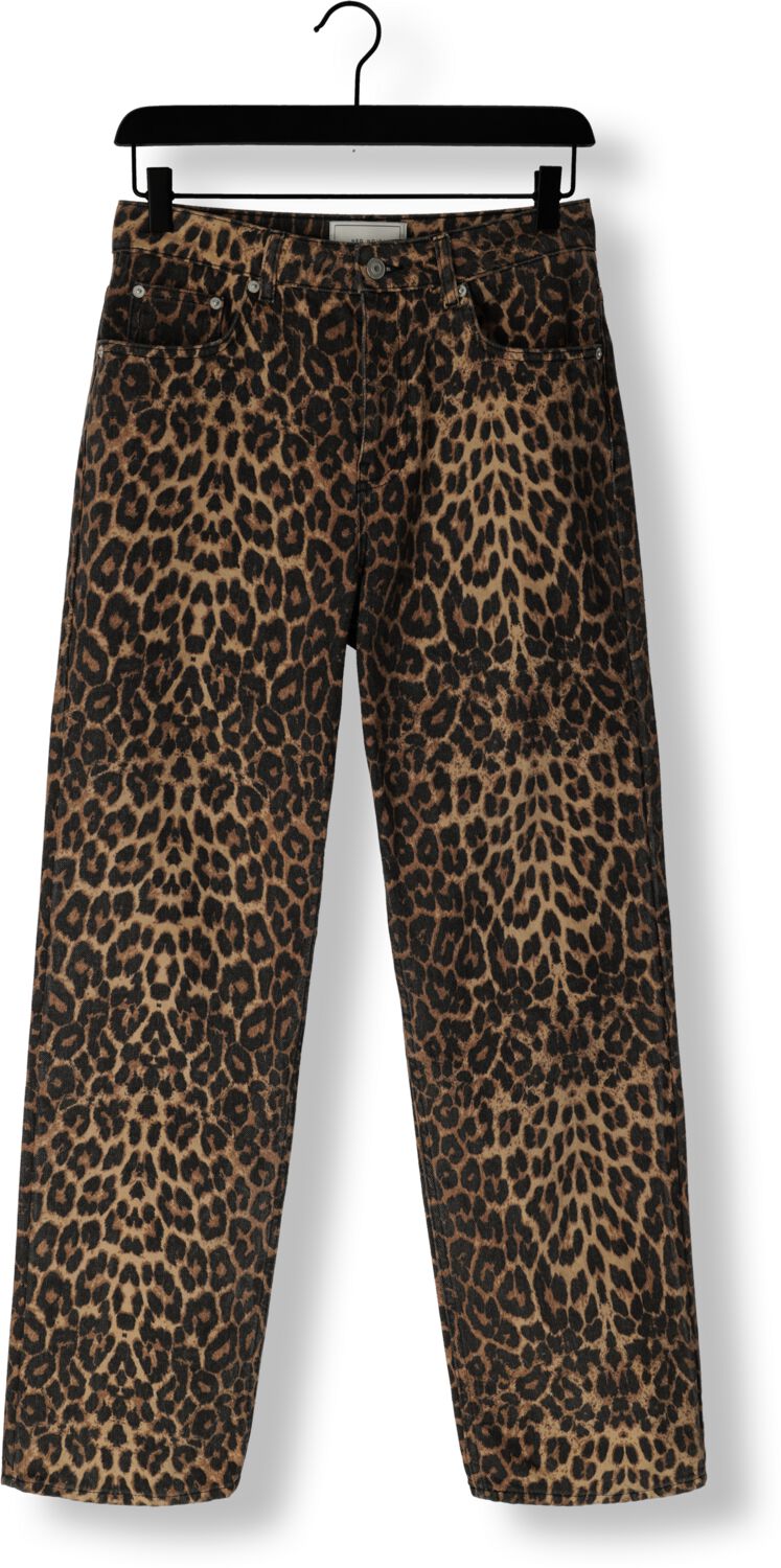 NEO NOIR Dames Broeken Simona Leopard Pants Bruin