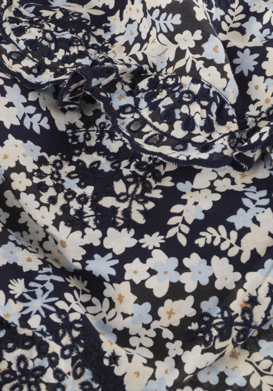 Blauwe FABIENNE CHAPOT Mini jurk DAILA BRODERIE DRESS 102 - large