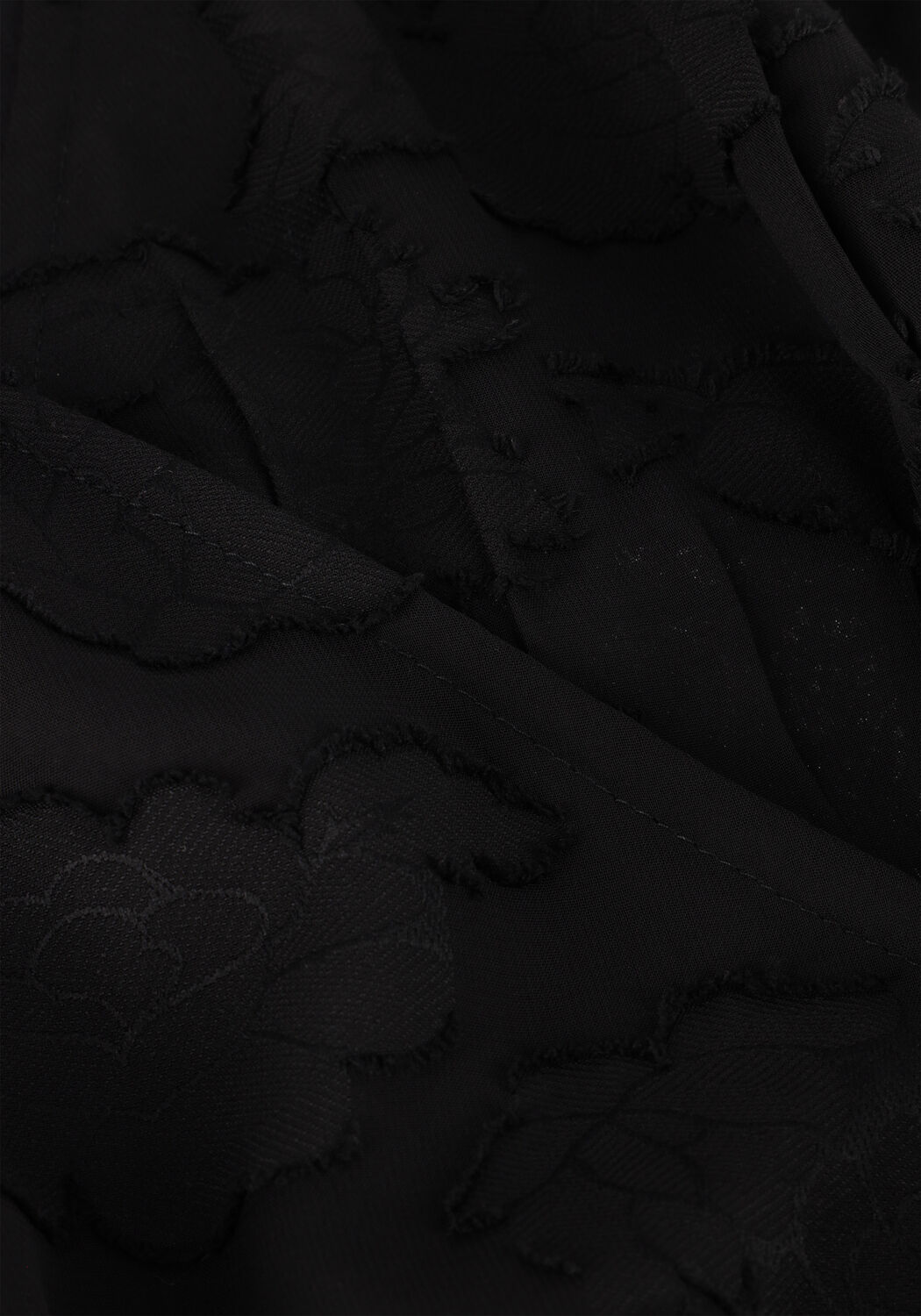 Zwarte AAIKO Mini jurk ELOISE CHIFFON FLOWER PES 509 - large