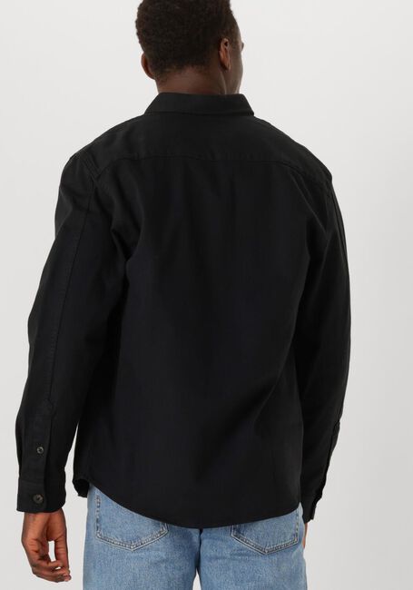 Zwarte SELECTED HOMME Overshirt SLHTRAVIS TWILL OVERSHIRT LS NOOS - large