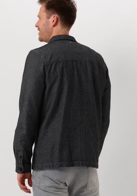 Zwarte PME LEGEND Overhemden LONG SLEEVE SHIRT CTN 2TONE FLANNEL TWILL - large