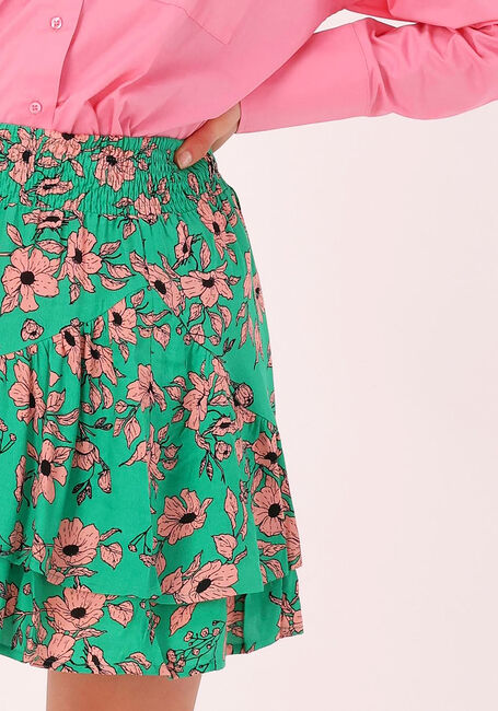 Groene ALIX THE LABEL Minirok NAIVE FLOWER MINI SKIRT - large